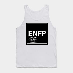 ENFP  MBTI, 16 Personalities , black Tank Top